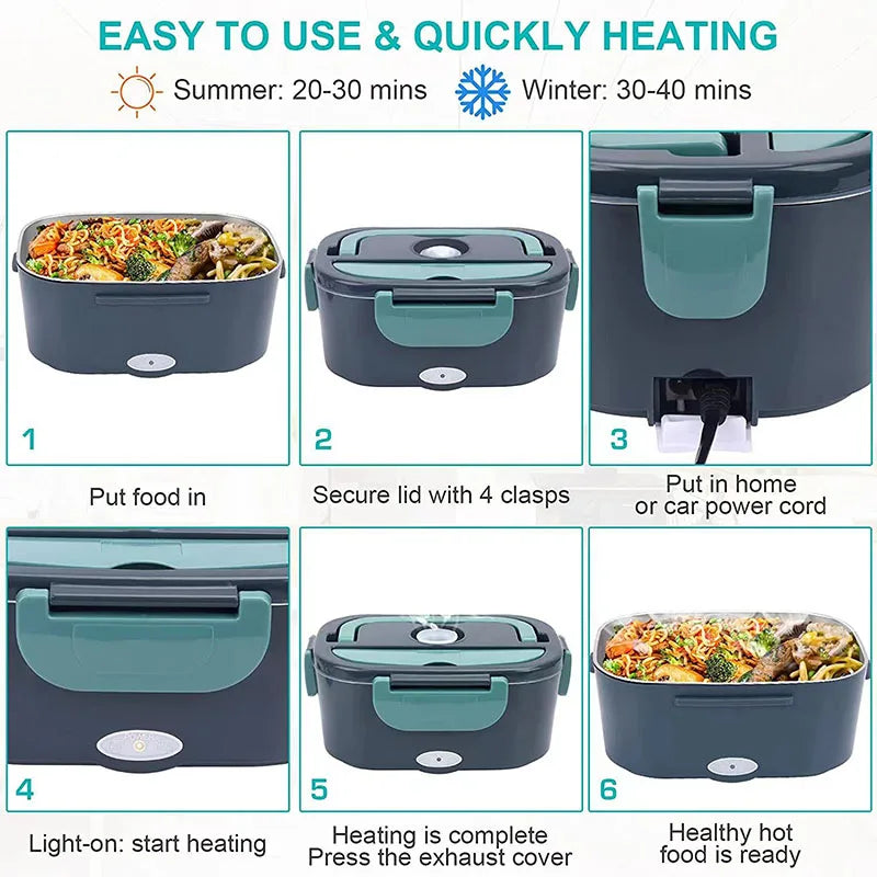 Portable Self Heating Lunch Box